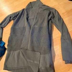 lululemon athletica army green Knit Cardigan